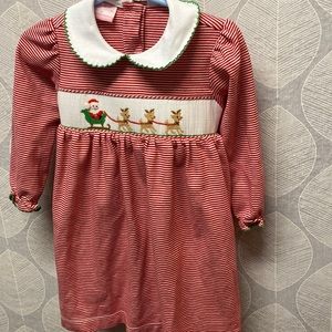 Smocked Christmas dress